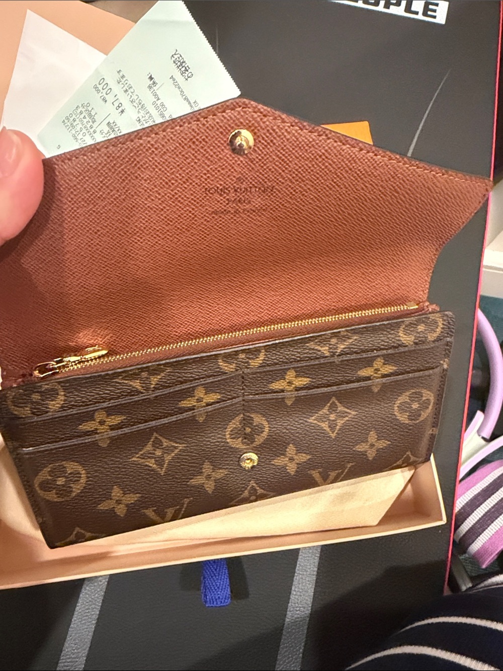 Louis Vuitton Brown Monogram Snap Continental Wallet - Picture 4 of 10